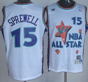 Maglie NBA Sprewell,All Star 1995 Bianco