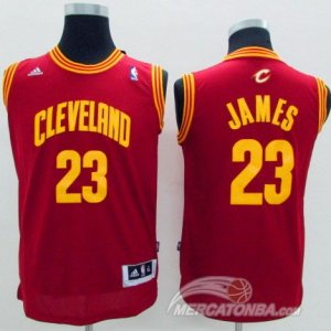 Maglie NBA Bambini James,Cleveland Cavaliers Rosso