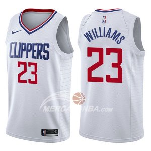 Maglie NBA Los Angeles Clippers Lou Williams Association 2017-18 Bianco