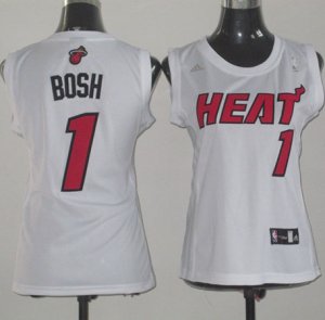 Maglie NBA Donna Bosh,Miami Heats Bianco