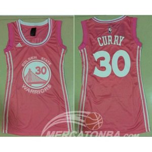 Maglie NBA Donna Curry, Golden State Warriors Rosa
