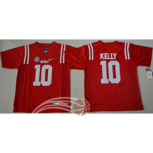 Maglie NBA NCAA Chad Kelly Rosso