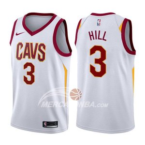 Maglie NBA Cleveland Cavaliers George Hill Association 2017-18 Bianco