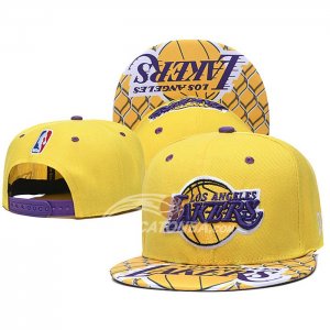 Cappellino Los Angeles Lakers Giallo3