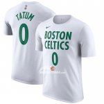 Maglia Manica Corta Boston Celtics Jayson Tatum Citta 2020-21 Bianco