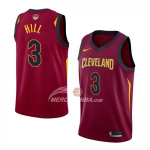 Maglie NBA Cavaliers George Hill Finals Bound Icon 2017-18 Rosso