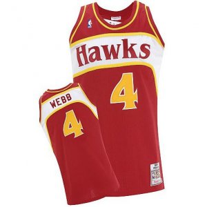 Maglia NBA Webb,Atlanta Hawks Rosso