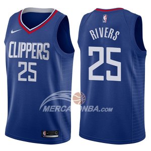 Maglie NBA Los Angeles Clippers Austin Rivers Icon 2017-18 Blu