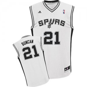 Maglie NBA Rivoluzione 30 Duncan,San Antonio Spurs Bianco