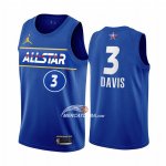 Maglia All Star 2021 Los Angeles Lakers Anthony Davis Blu