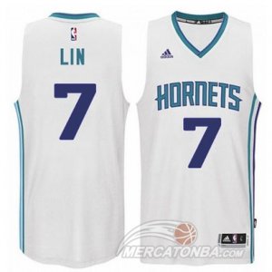 Maglie NBA Retro Lin,New Orleans Hornets Bianco