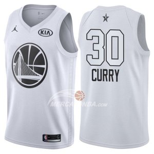 Maglie NBA Stephen Curry All Star 2018 Golden State Warriors Bianco