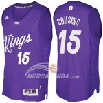 Maglia NBA Christmas 2016 Demarcus Cousins Sacramento Kings Purpura