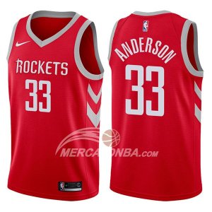 Maglie NBA Houston Rockets Ryan Anderson Swingman Icon 2017-18 Rosso
