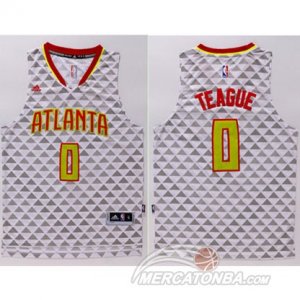 Maglie NBA Teague,Atlanta Hawks Bianco