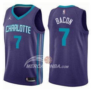 Maglie NBA Charlotte Hornets Dwayne Bacon Statement 2017-18 Viola