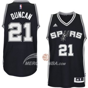 Maglie NBA Autentico San Antonio Spurs Duncan Negro