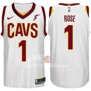 Nike Maglie NBA Rose Cleveland Cavaliers 2017-18 Blanco