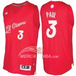 Maglia NBA Christmas 2016 Chris Paul Los Angeles Clippers Rosso