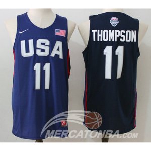 Maglie NBA Twelve USA Dream Team Thompson Blu