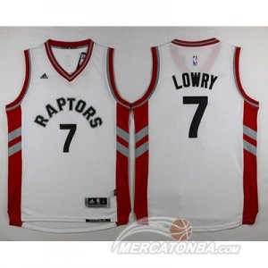 Maglie NBA Lowry,Toronto Raptors Bianco