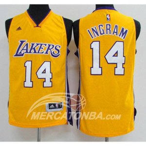 Maglie NBA Ingram,Los Angeles Lakers Giallo