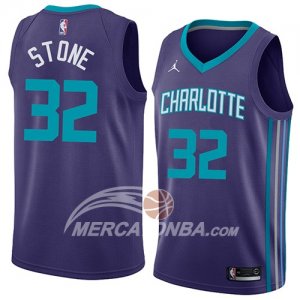 Maglie NBA Charlotte Hornets Julyan Stone Statement 2018 Viola