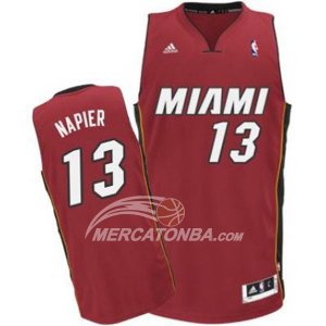 Maglie NBA Napier Miami Heats Rojo