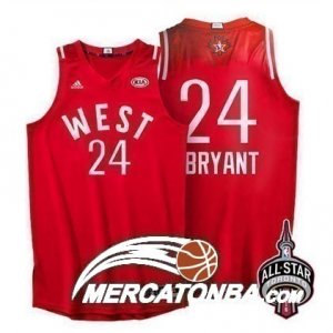 Maglie NBA Bryant,All Star 2016 Rosso
