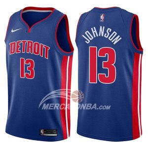 Maglie NBA Detroit Pistons Brice Johnson Icon 2017-18 Blu