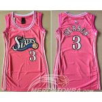 Maglia NBA Donna Iverson,Philadelphia 76ers Rosa