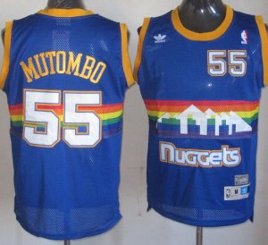 Maglie NBA Mutombo,Denver Nuggets Blu2