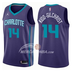 Maglia NBA Charlotte Hornets Michael Kidd Gilchrist Statement 2017-18 Viola
