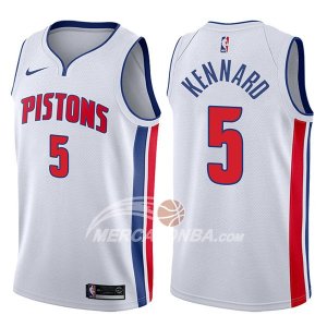 Maglie NBA Detroit Pistons Luke Kennard Association 2017-18 Bianco