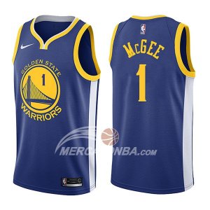 Maglie NBA Golden State Warriors Javale Mcgee Icon 2017-18 Blu