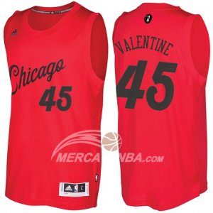Maglie NBA Christmas 2016 Denzel Valentine Chicago Bulls Rosso