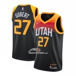 Maglia Utah Jazz Rudy Gobert Citta 2020-21 Nero