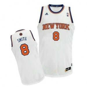 Maglie NBA Rivoluzione 30 Smith,New York Knicks Bianco