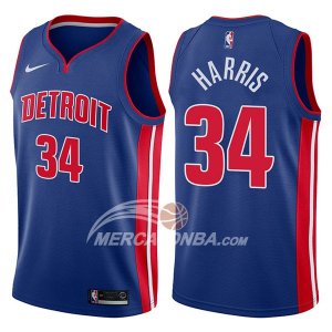 Maglie NBA Detroit Pistons Tobias Harris Icon 2017-18 Blu