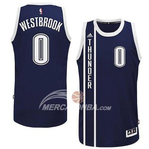 Maglie NBA Westbrook Oklahoma City Thunder 2014-15 Azul