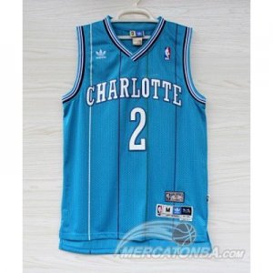 Maglie NBA Retro Charlotte Johnson,New Orleans Hornets Blu