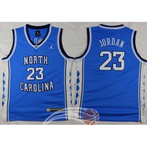 Maglie Bambino NBA NCAA Jordan,Norte Carolina Blu