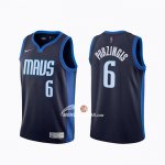 Maglia Dallas Mavericks Kristaps Porzingis Earned 2020-21 Blu