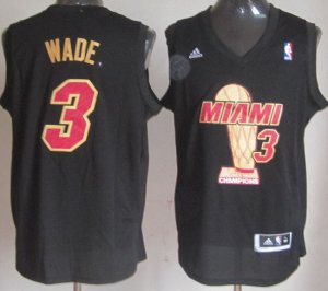 Maglie NBA Campeones Wade Nero