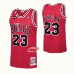 Maglia Chicago Bulls Michael Jordan NO 23 1997-98 NBA Finals Mitchell & Ness Rosso