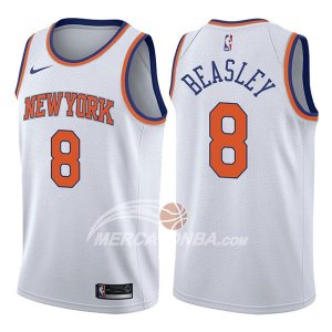 Maglie NBA New York Knicks Michael Beasley Association 2017-18 Bianco