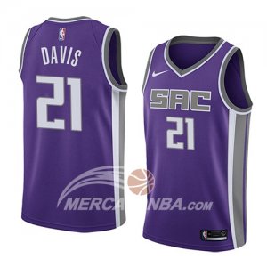 Maglie NBA Sacramento Kings Deyonta Davis Icon 2018 Viola
