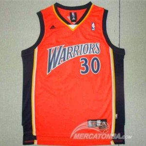 Maglie NBA retro Curry,Golden State Warriors Arancione