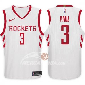 Maglie NBA Chris Paul Houston Rockets 2017-18 Bianco