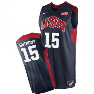 Maglie NBA Anthony,USA 2012 Nero